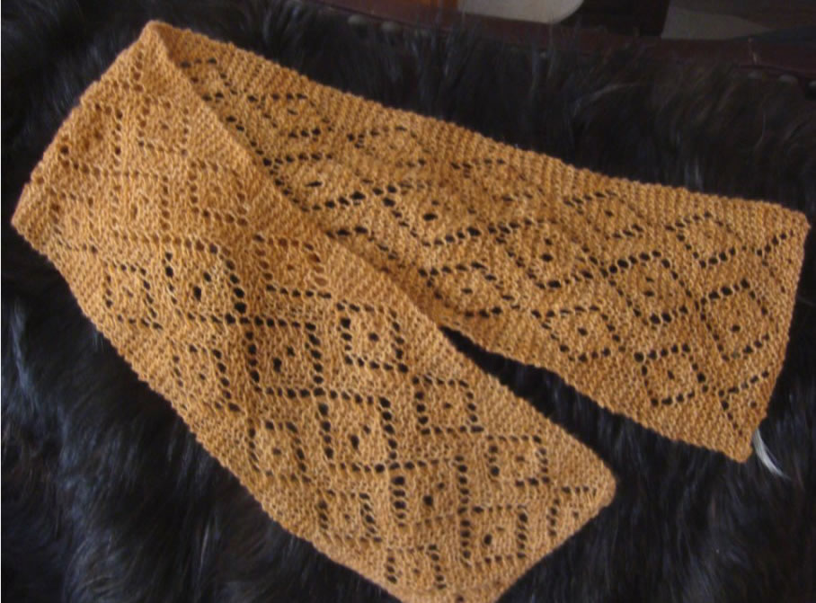 Dots-n-Spots Lace Scarf