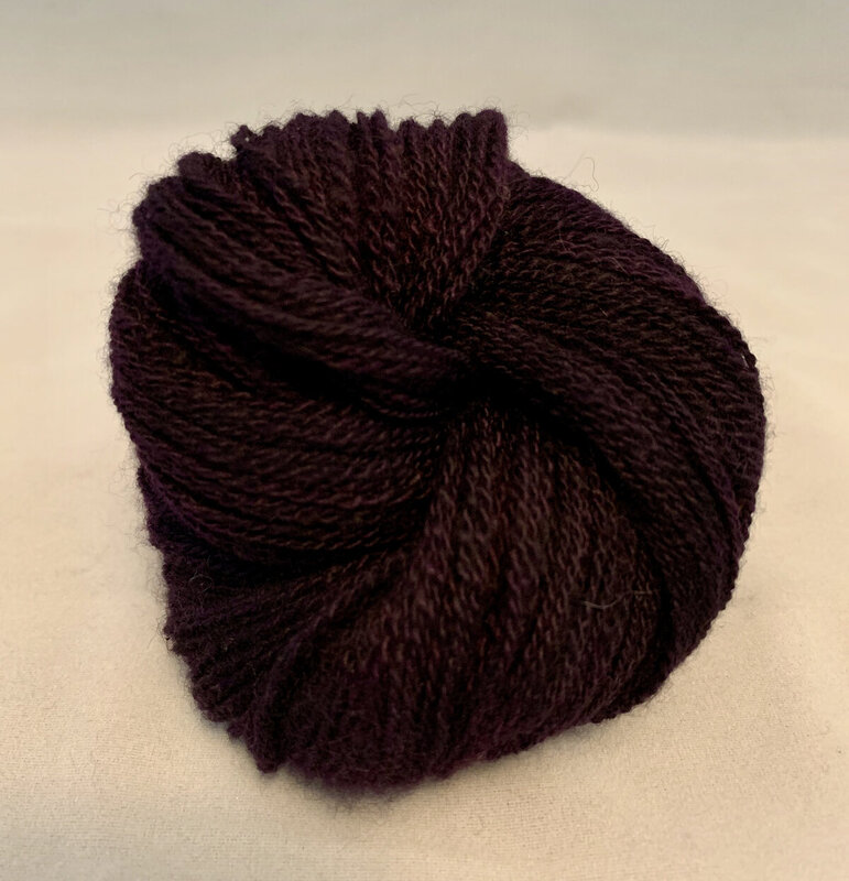 100% premium cashmere Eggplant