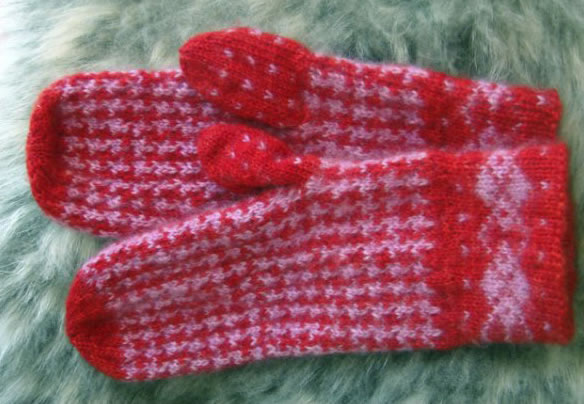 Hounds Tooth Mittens