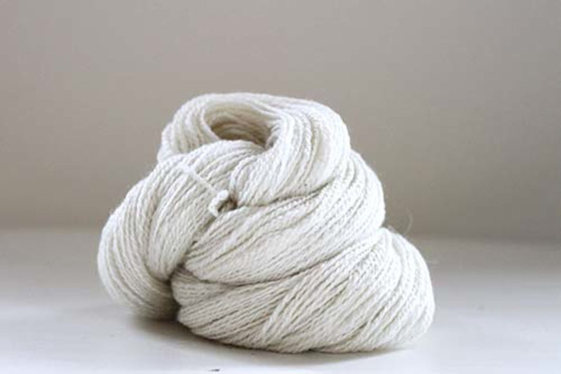 100% Premium Cashmere Natural White